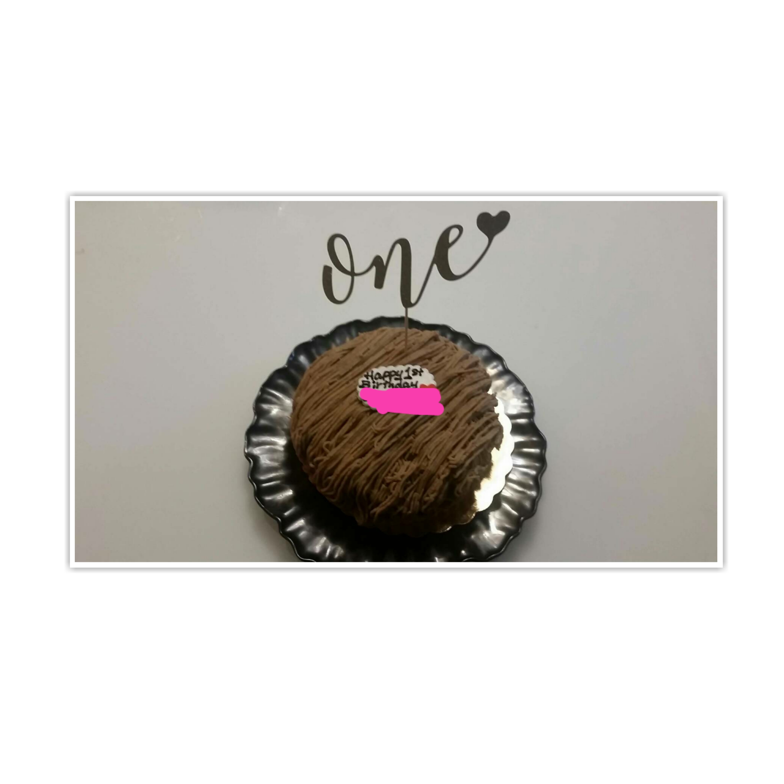 坊や1歳の誕生日 バースデーケーキはfumie S Cakes なかめのr子 シアトルで駐妻になる