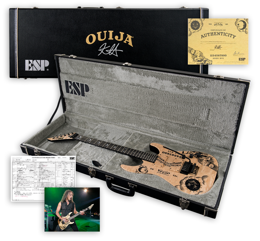 ESP カスタムオーダー品？kirk hammett風