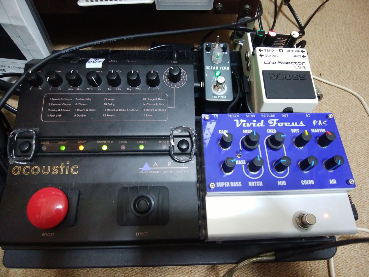 その他のエフェクター Rowin Oceanverb（使用中） : Be-m.R 天邪鬼