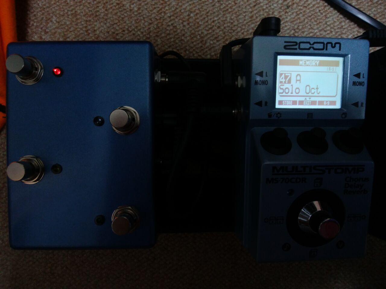 エフェクター ZOOM MS-70CDR⑤ ～ラッチでパッチ～ : Be-m.R