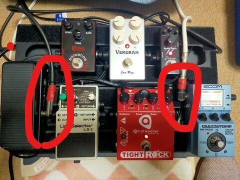 エフェクターボード考察（エレキ用） ～ワウペダルは左に置きたい！➁