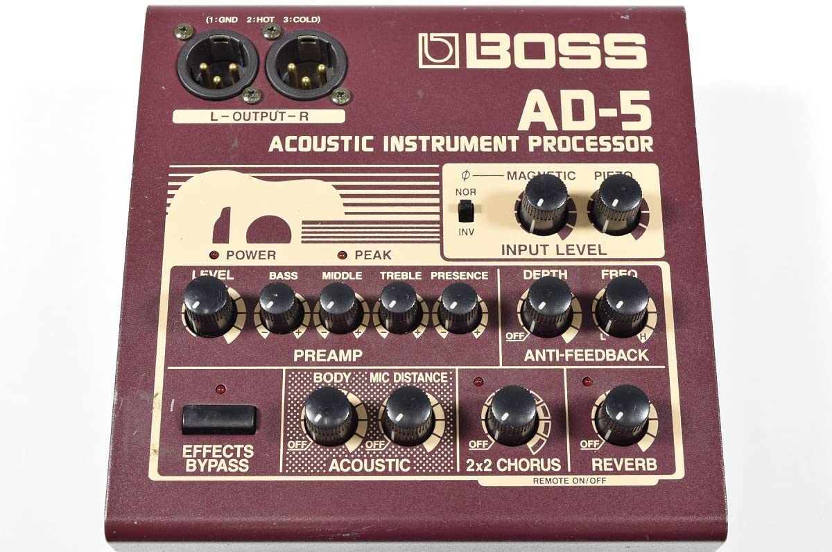 NO.1 最初のプリアンプ BOSS AD-5 : Be-m.R 天邪鬼アコギストの独り言blog