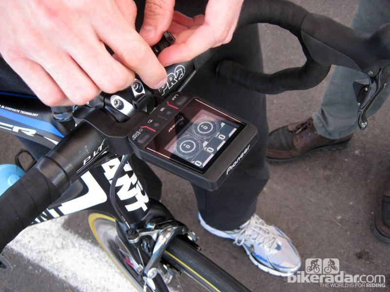 パワーメーター 自転車 リアルタイム ベクトル表示