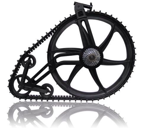 ktrack 雪上 自転車 キット