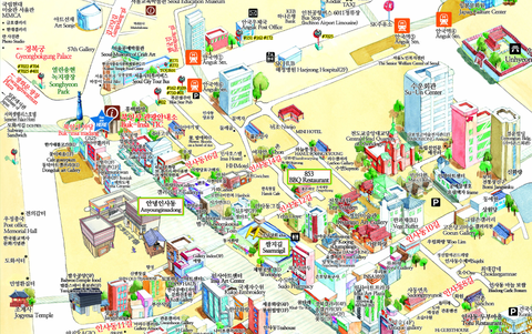 인사동지도