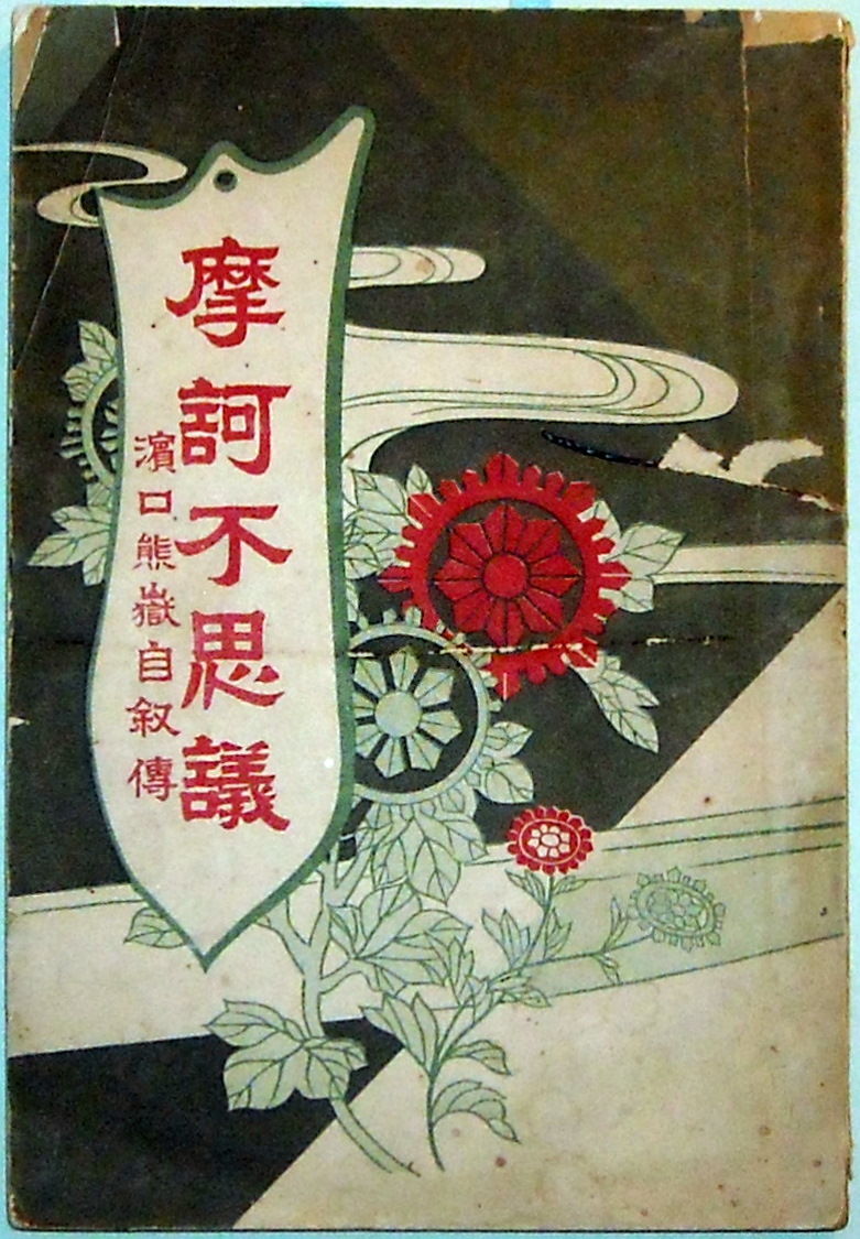 摩訶不思議 濱口熊嶽自叙伝』（天命学院濱口熊嶽事務所） : 本を