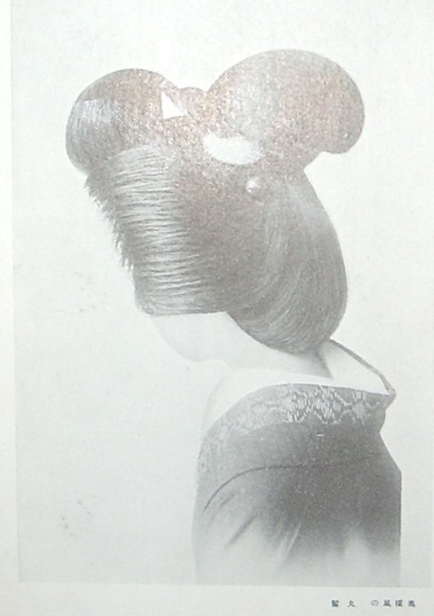 髪結いの手引き書 『江戸屋式秘伝公開 結髪大全』 : 本を見て森