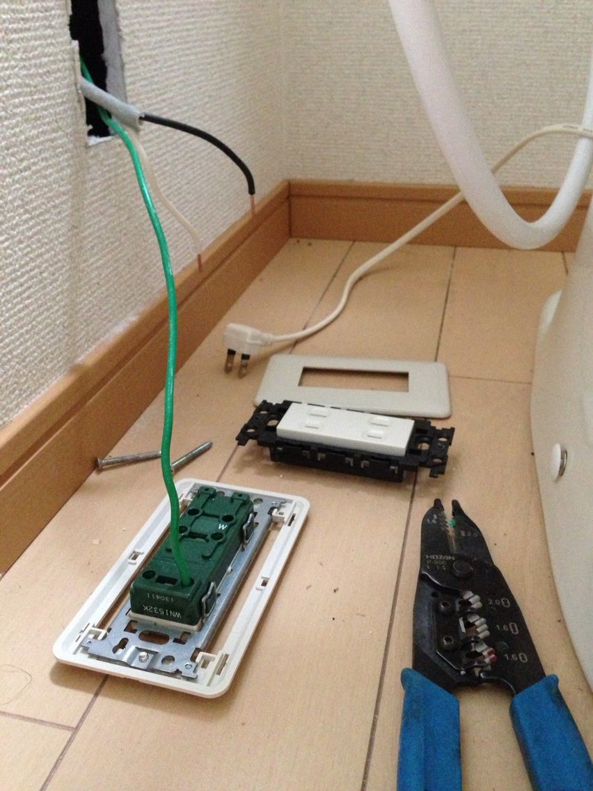 アース付きコンセント ナショナルリフォーム 内 便利屋利便のブログ アース付きコンセント ナショナルリフォーム 内 便利屋利便のブログ