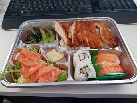 イギリスの日本風弁当