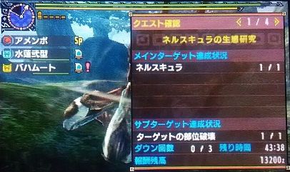 モンスターを狩ろう ネルスキュラ アメンボ達の気ままなモンハン生活