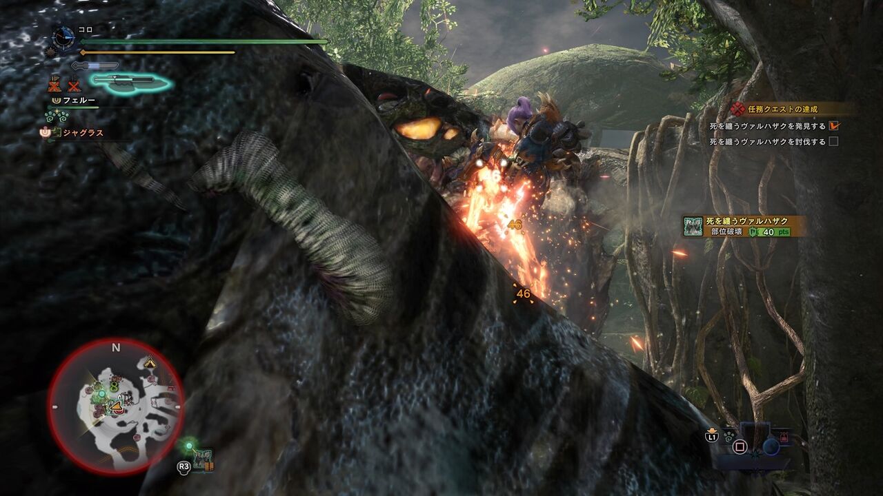 コロのib日誌page34 死を纏うヴァルハザク アメンボ達の気ままなモンハン生活