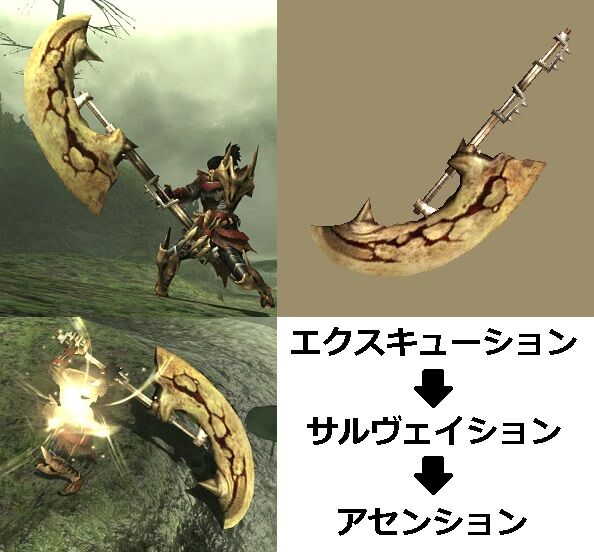 Mhxx 真 見た目カタログ 大剣 レア4 アメンボ達の気ままなモンハン生活