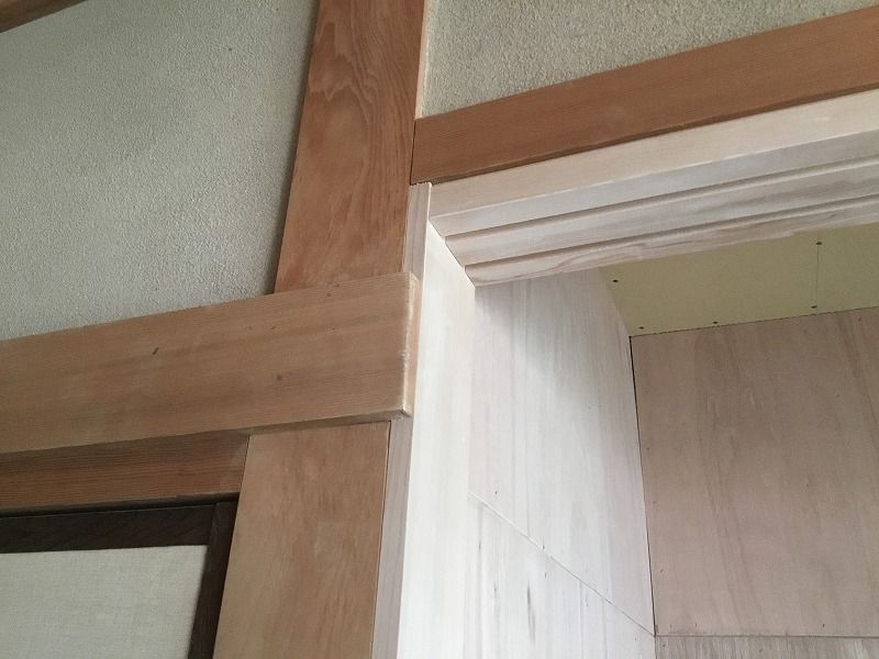 既製品を組合すだけではできない建具枠のディテール 快適な暮らし応援隊