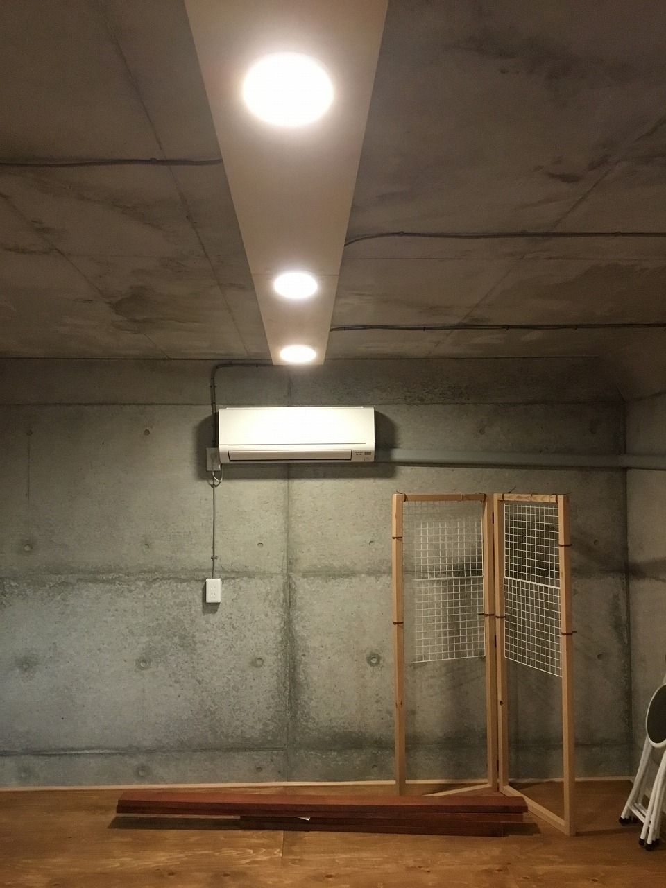 掘り込みガレージ 小さなアトリエになりました 快適な暮らし応援隊