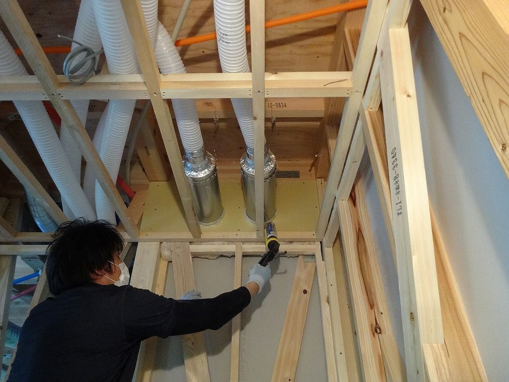 音楽室の防音工事進行中です 快適な暮らし応援隊