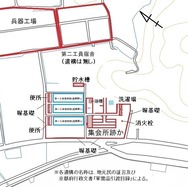 第三十一海軍航空廠官舎・工員宿舎配置図
