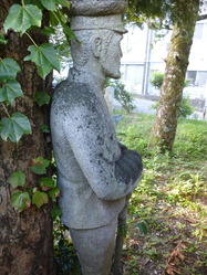 旧保津小学校乃木大将像3