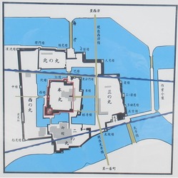 小浜城縄張図