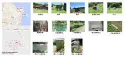 新井崎砲台遺構配置図