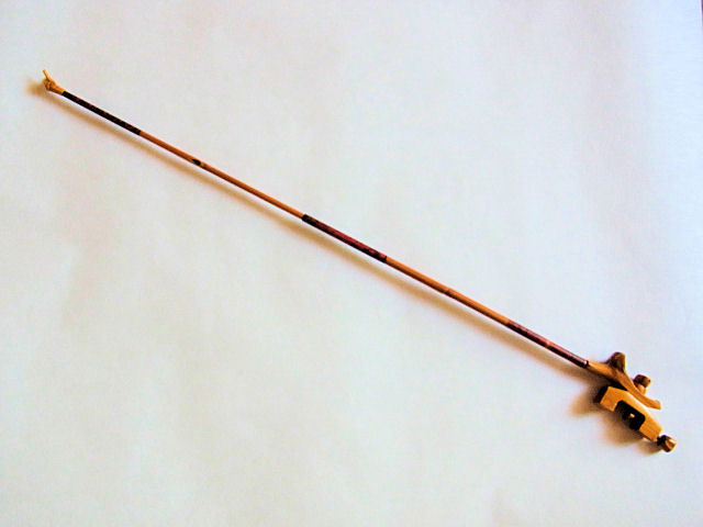 小鮒竿　たなご竿 竿昭作 小鮒竿 尺2寸元 7本継 7尺4寸 (222cm) 淡竹元 緑の通信販売