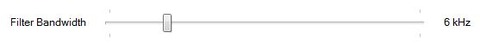Bandwidth Slider