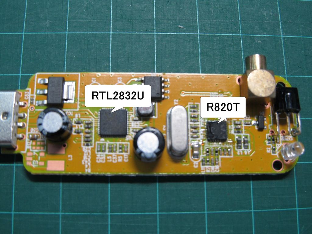 RTL-SDR TV28T v2 DVB-T USB Stick (R820T)チューナー
