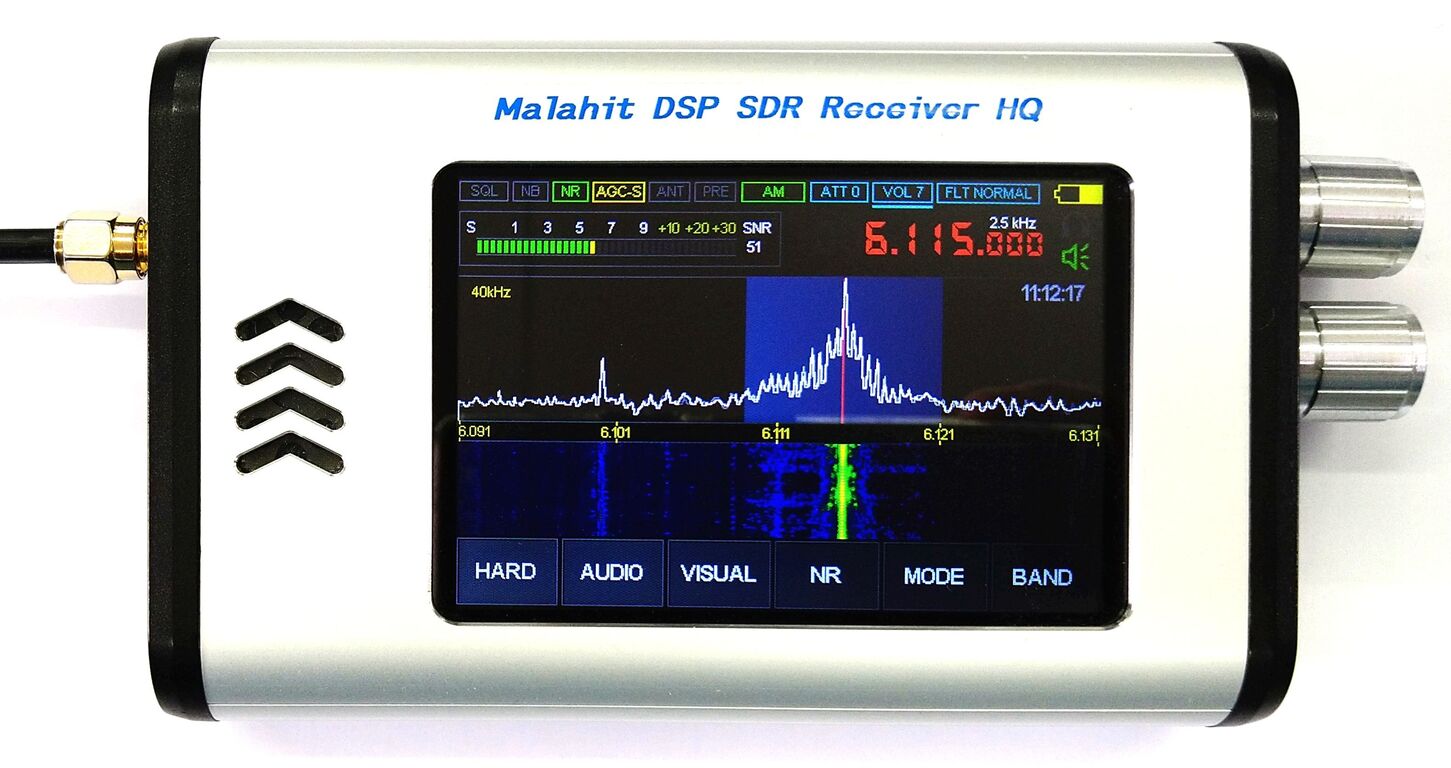 Malahit／Malachite DSP SDR Receiver の基本操作方法（簡易