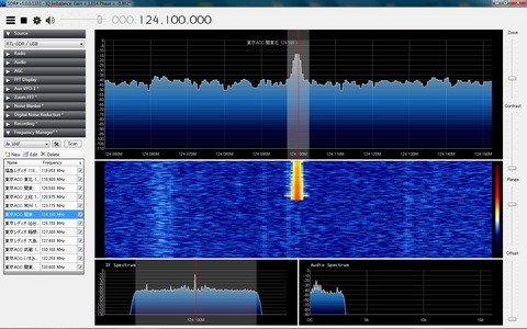 SDR#受信中