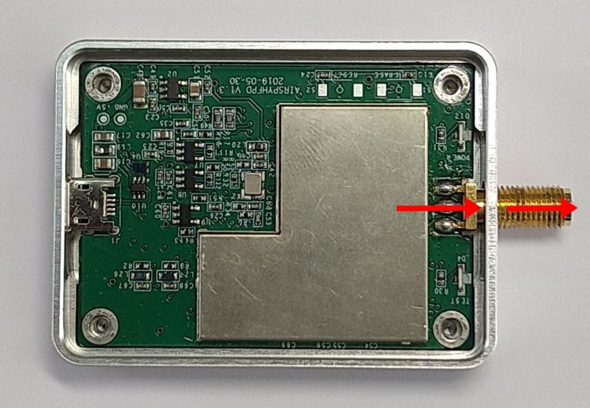 AIRSPY HF+Discovery専用アルミケースキット（アルミ