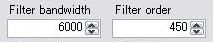 Filter bandwidth