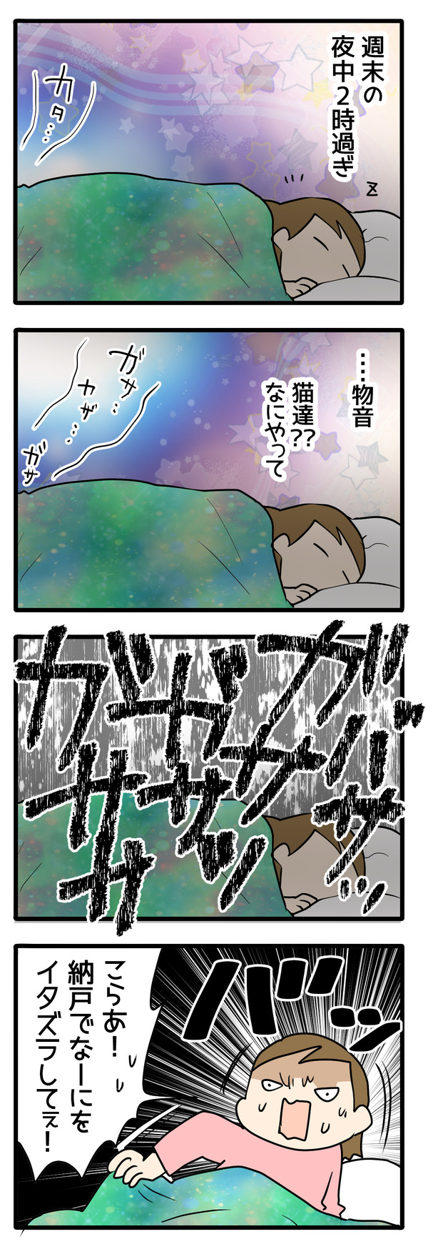 夜中にネズミが出た話