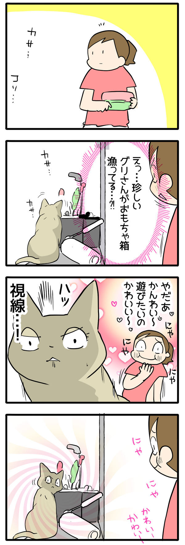 目撃されたくなかったらしい