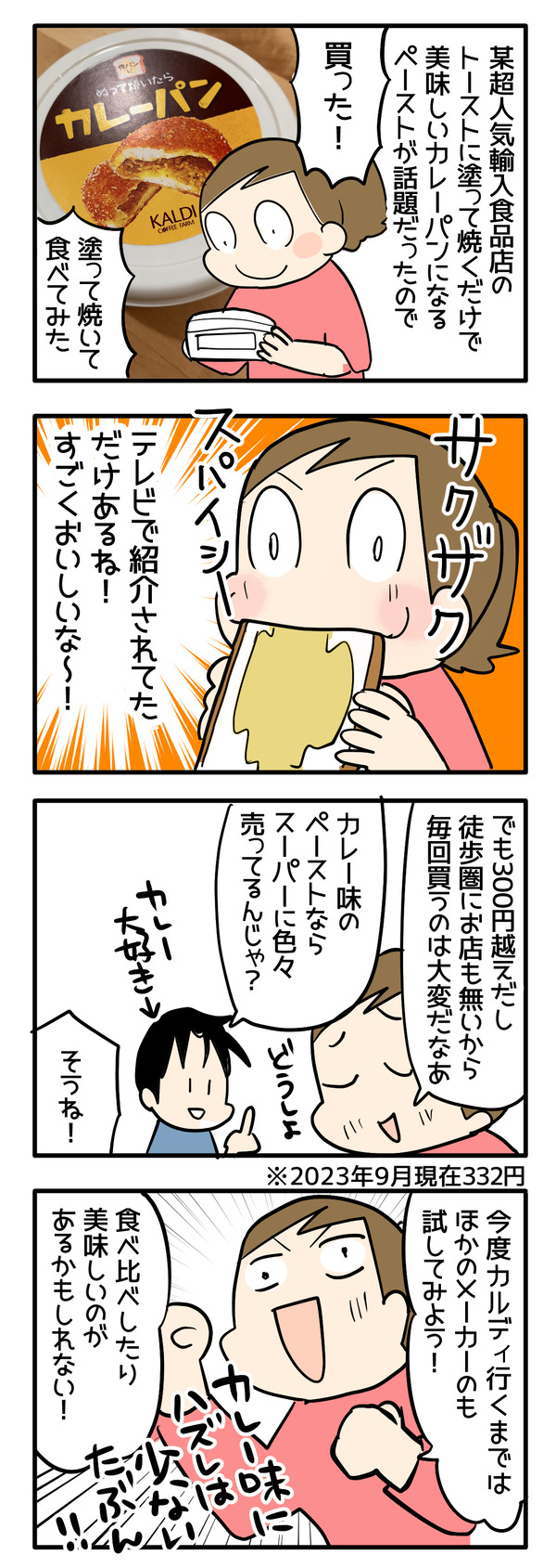 トーストに塗るカレー