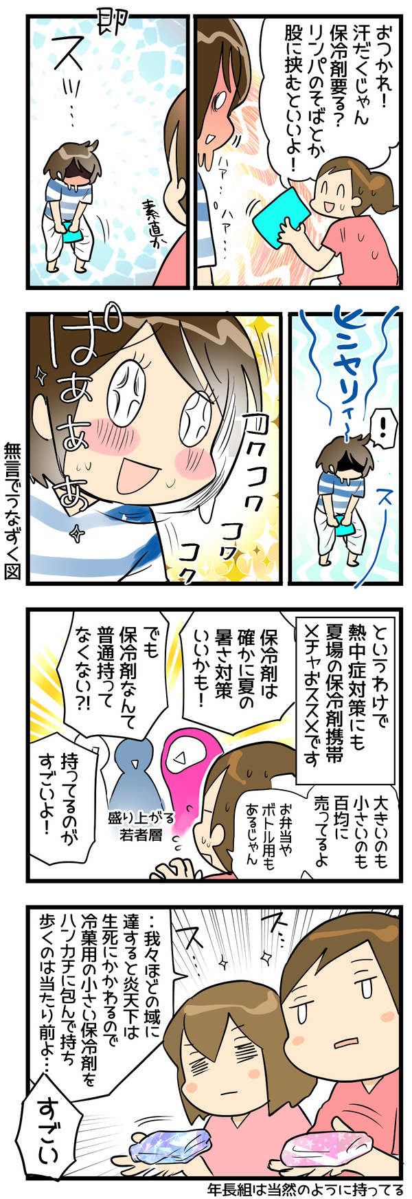 夏場の保冷剤は神2