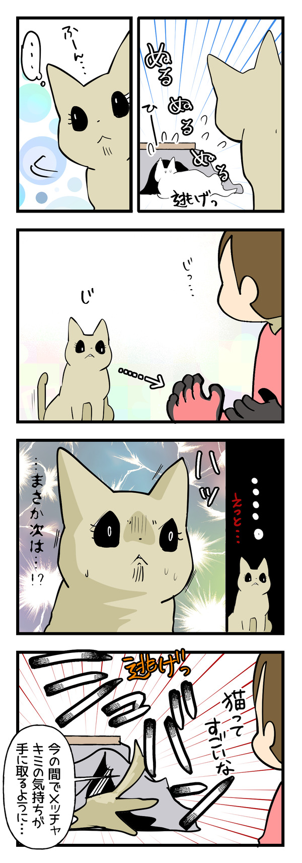 手袋型の猫ブラシ2