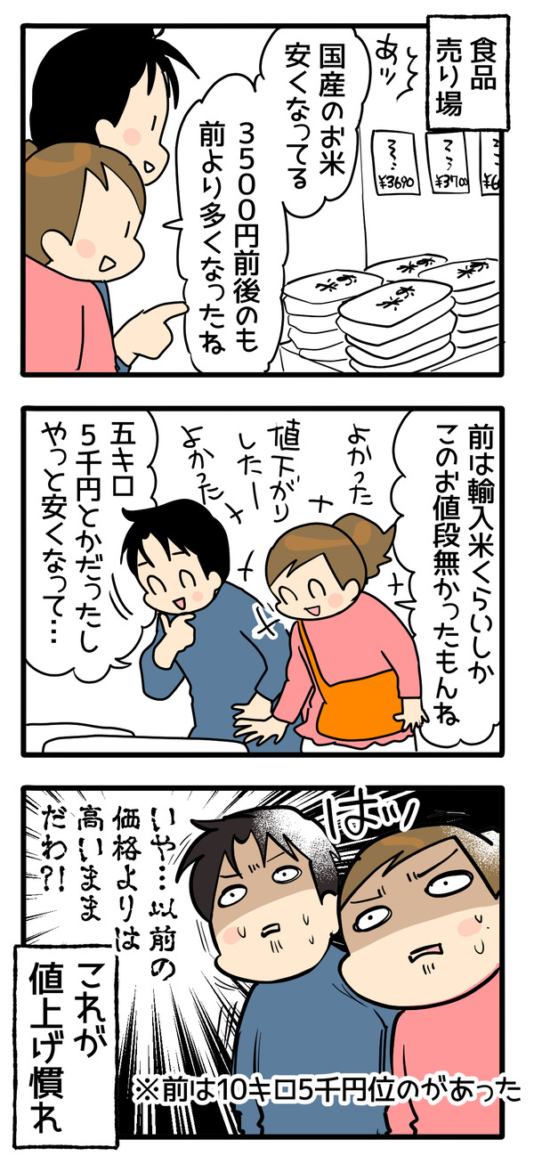 値上げ慣れ