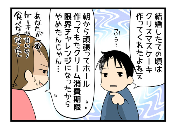クリスマスケーキ終了のお知らせ