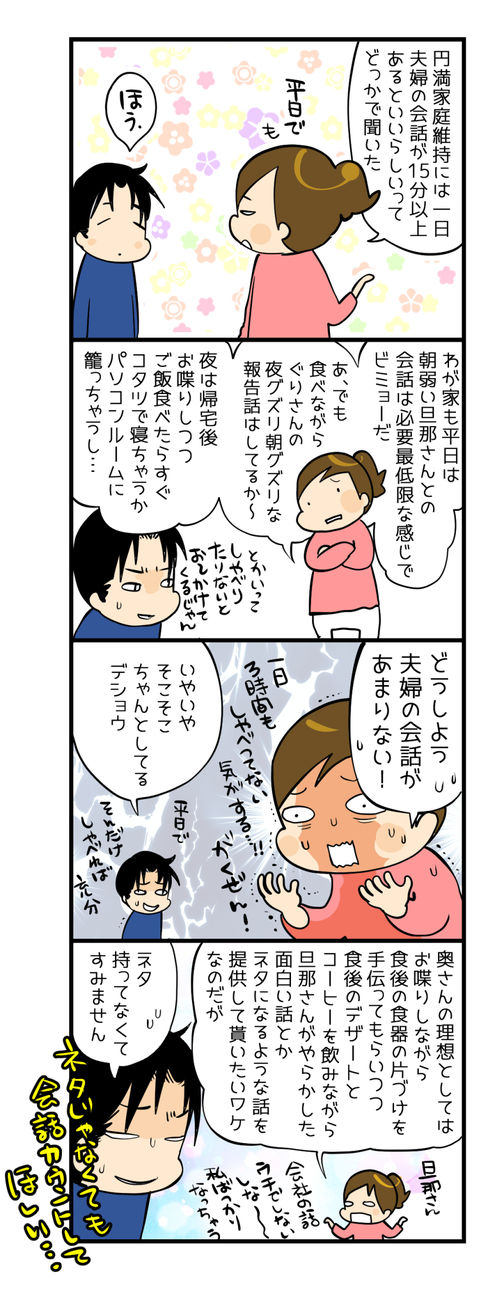 夫婦の会話