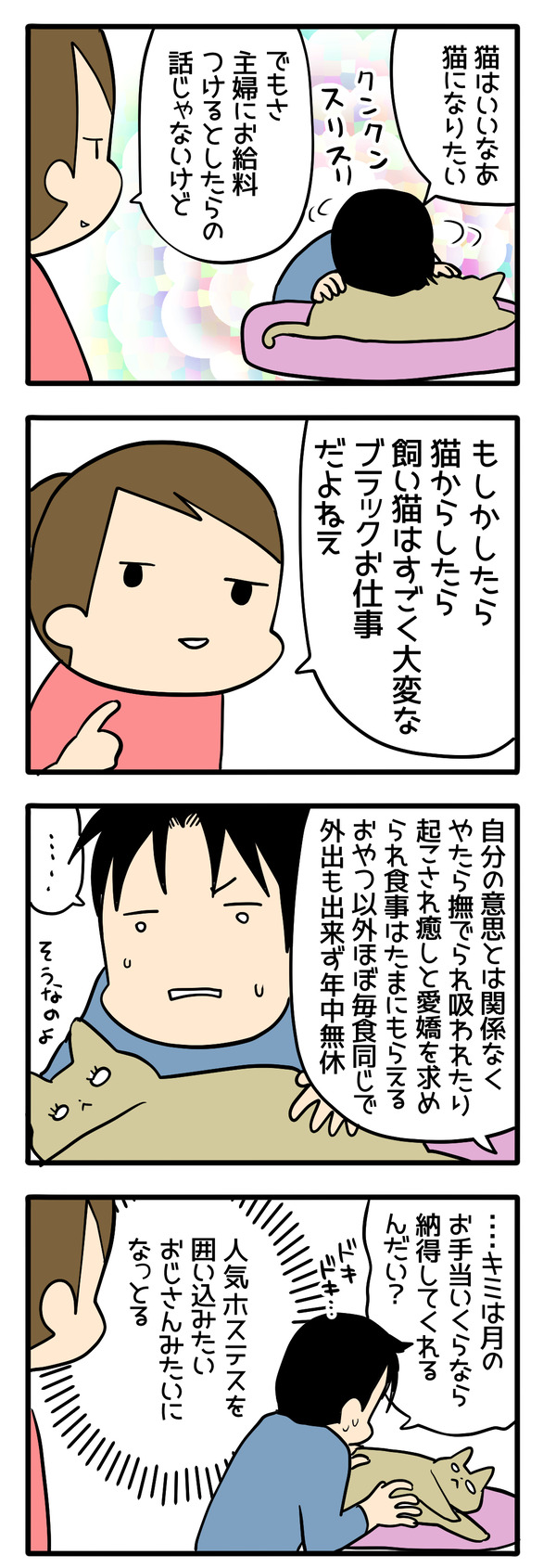 猫のお手当の話