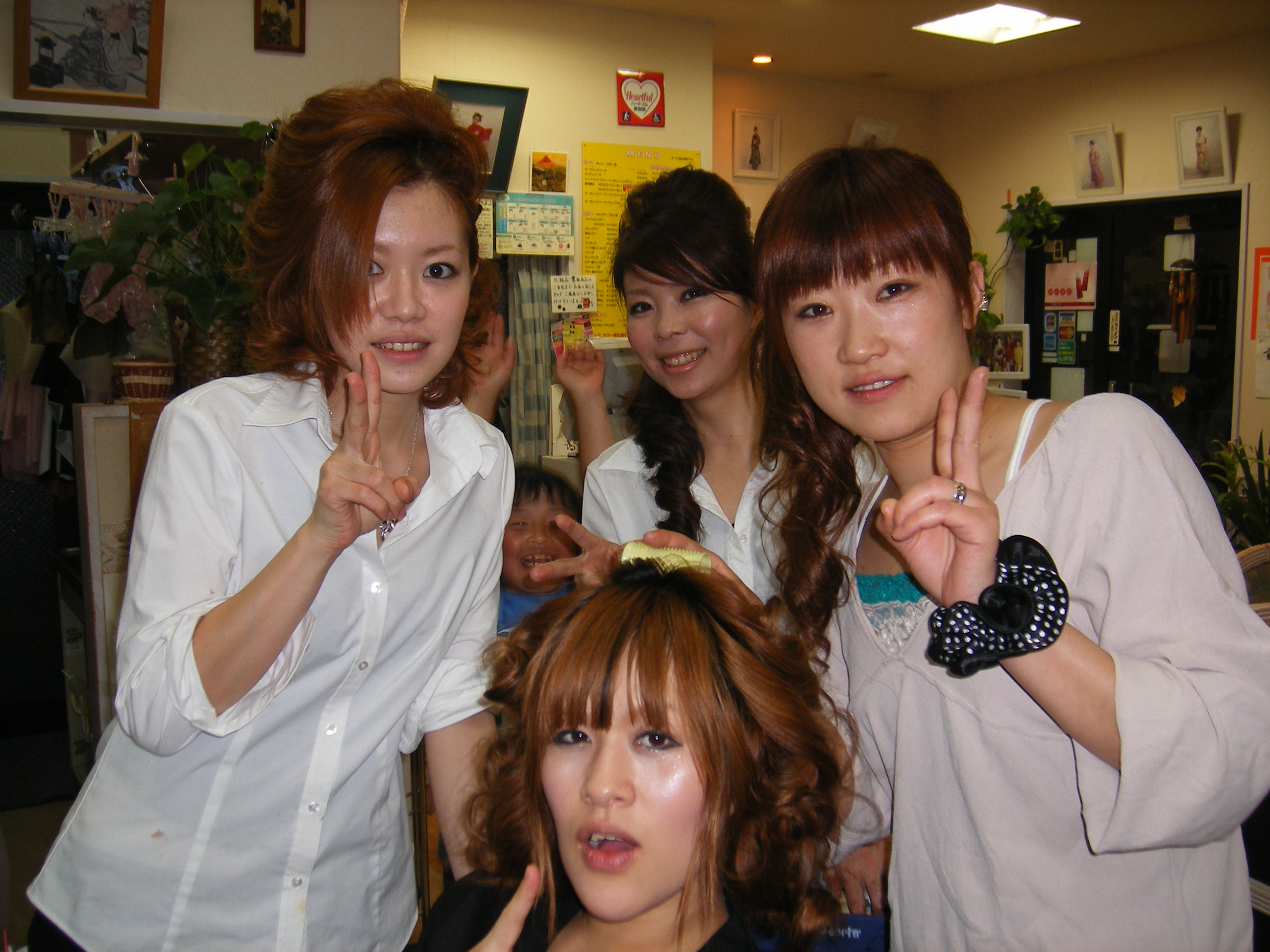 山口県 防府市 美容室 カラー パーマ エステ エクステ 理容室 アップ セット ヘア メイクｂｅ 美