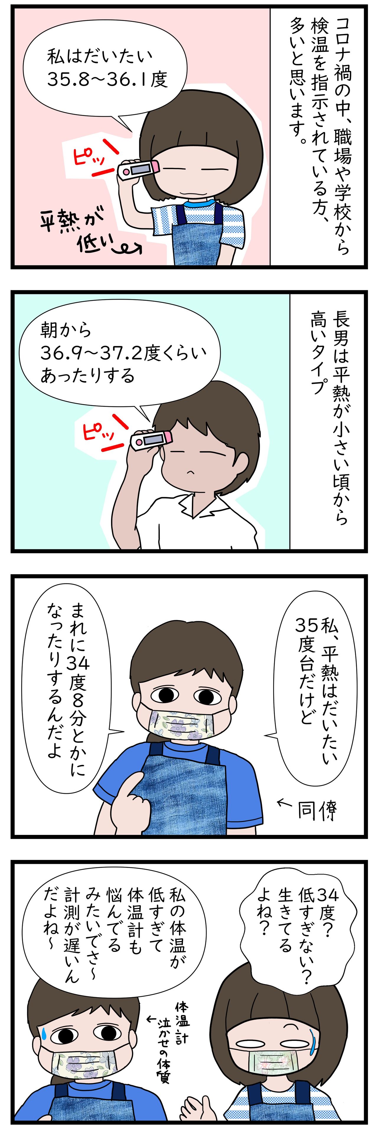 タイミング 検温
