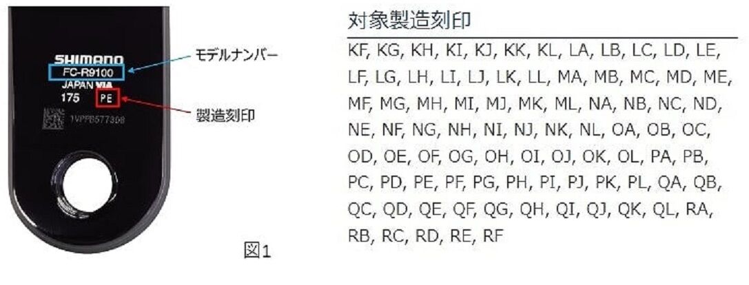 シマノクランク 無償点検お忘れではありませんか : 自転車快適 シマノクランク 無償点検お忘れではありませんか : 自転車快適