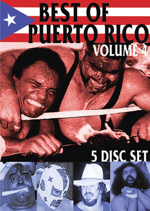 レア！希少！【BEST OF PUERTO RICO】プロレスDVD プロレスDVD 【ベスト・オブ・プエルトリコ Vol.1-4】 入荷