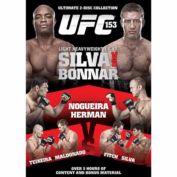 プロレス・格闘技ショップ 「Big Blue」 : 予約: UFC DVD 【UFC 153 シウバ vs. ボナー DVD】 & 【UFC ...