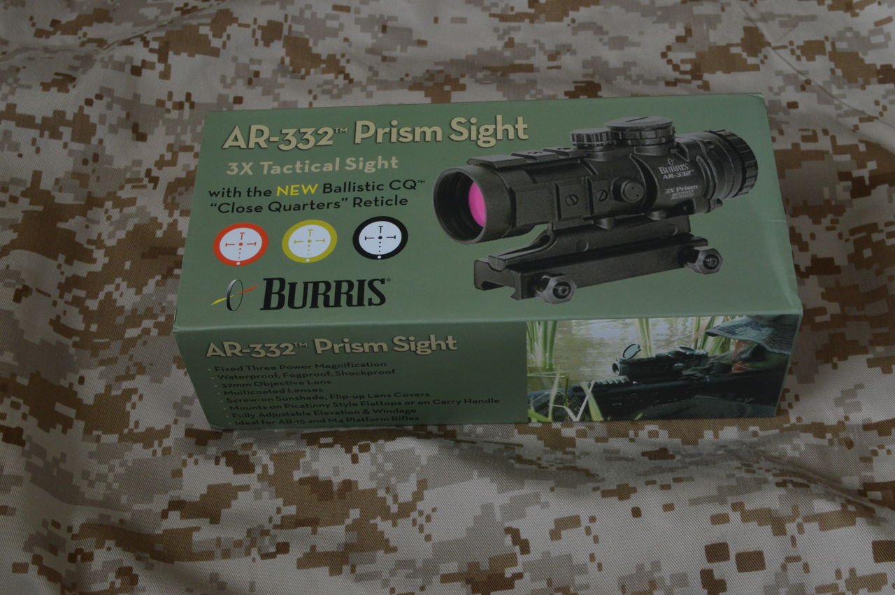 実物 burris ar-332 ar332 3倍率 ショートスコープ Burris AR-332