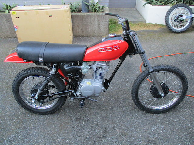 HONDA XL80S純正シート XL50に流用可 HONDA XL80S純正シート XL50に流用可