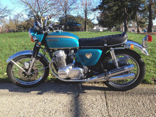 cb750k cb750four ブルーグリーン　アルフィン　エアクリ 画像 No.1/14] 青春名車オールスターズ：['69-]ホンダCB750