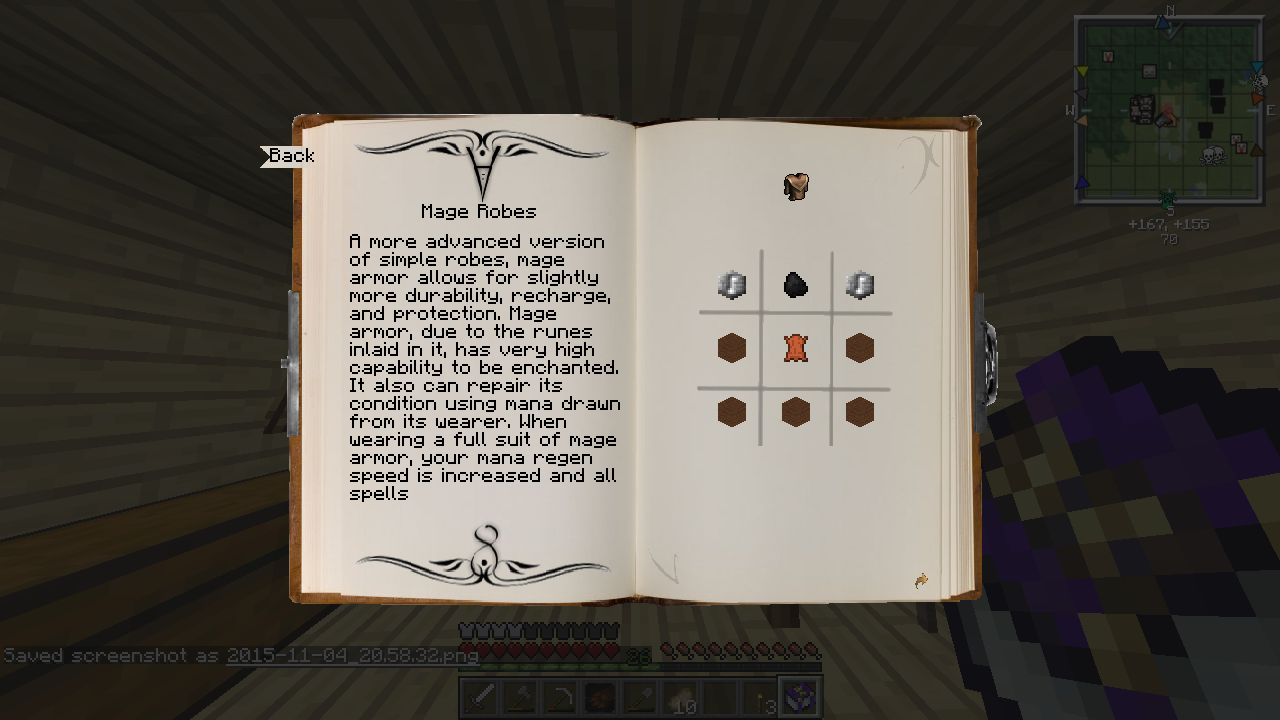 Arsmagica2 Part13 メイジアーマー 一歩一歩着実にminecraft Mod日記 Arsmagica2 Part13 メイジアーマー 一歩一歩着実にminecraft Mod日記
