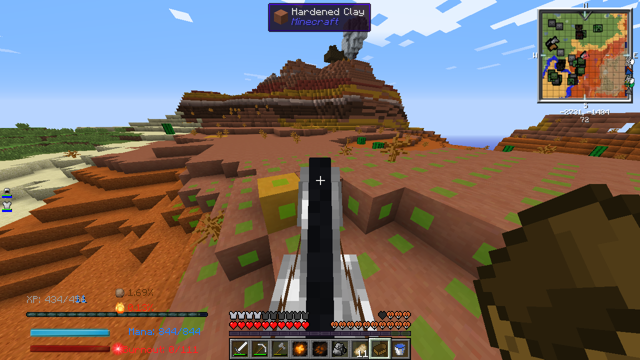 Arsmagica2 Part12 マップ探索回その3 一歩一歩着実にminecraft Mod日記