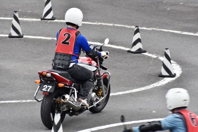 バイクの教習所に通ってるけど不安だよ…